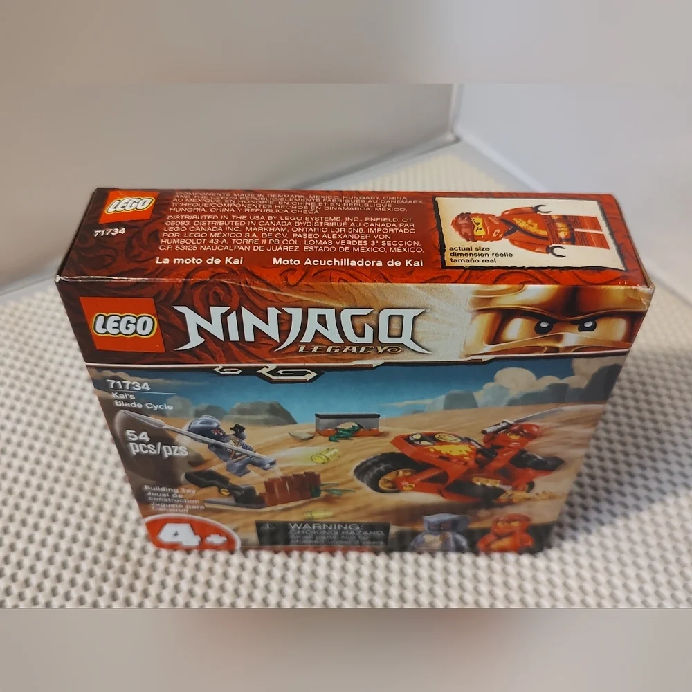 Lego Ninjago 71734 Kai's Blade Cycle Building Toy Set NWT
